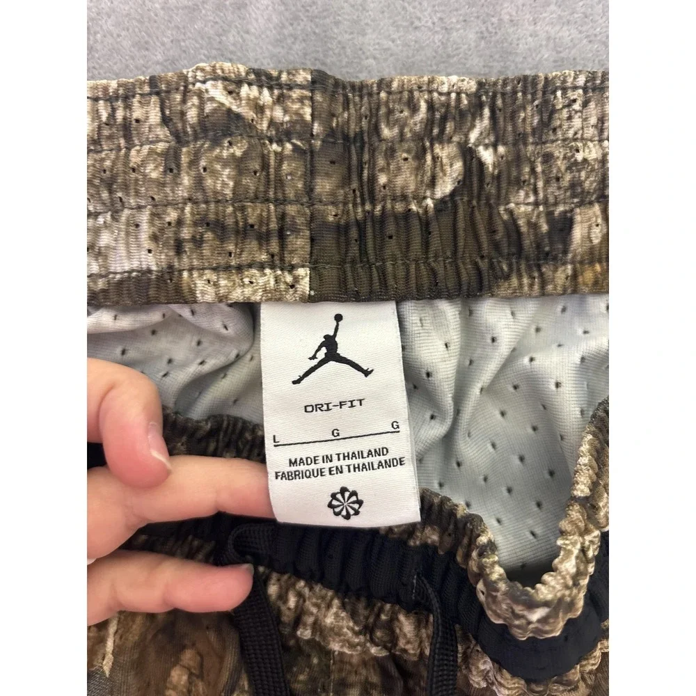 Air Jordan Mens Large Camo Dri-FIT Diamond Realtree APX Mesh Shorts HV2736